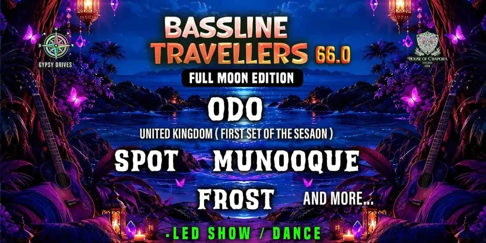 BASSLINE TRAVELLERS 66.0 NIGHT TO SUNRISE — афиша
