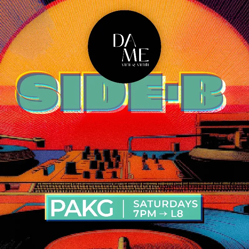 Side-B with Pak G — Vinyl Listening Night — афиша
