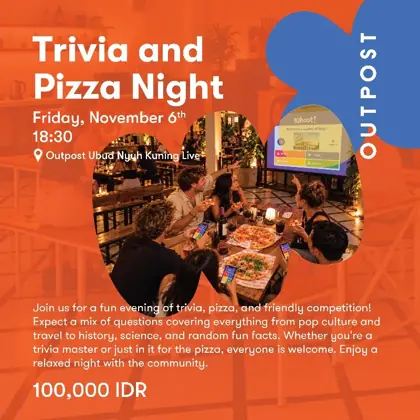 Trivia And Pizza Night — афиша