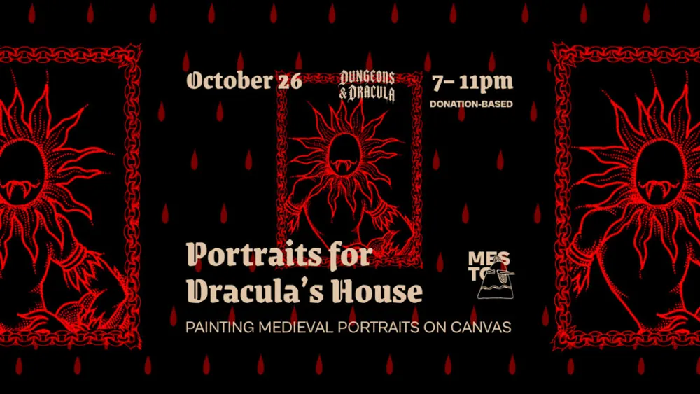 Portraits for Dracula's House: Painting Medieval Portraits on Canvas — афиша