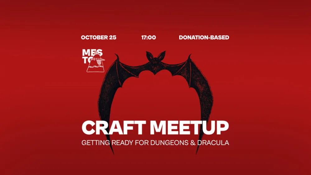 Craft Meetup: Getting Ready for Dungeons & Dracula — афиша