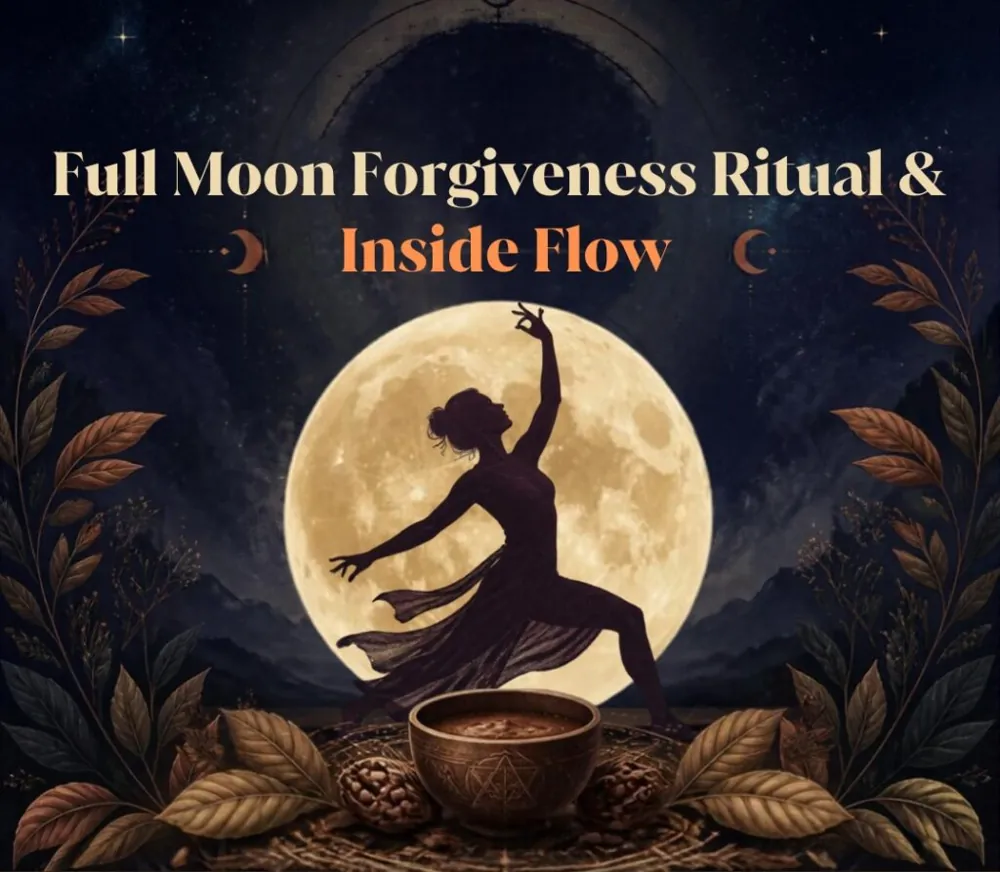Full Moon Forgiveness Ritual & Inside Flow w/ Liddy & Scarlett — афиша