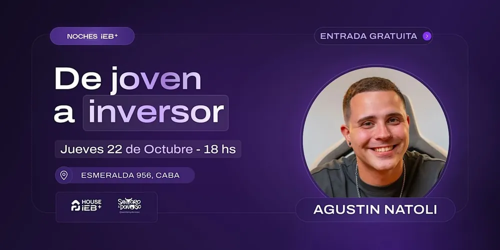 De joven a inversor — афиша