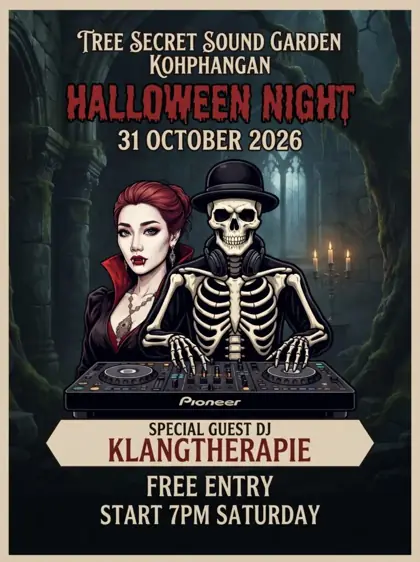 Halloween Party Night w/ Klangtherapie — афиша