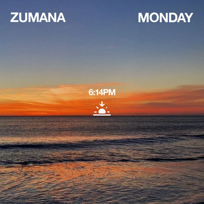 ZUMANA MONDAY — афиша
