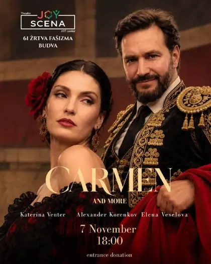 CARMEN & MORE — вечер оперы, французской музыки и испанских страстей — афиша