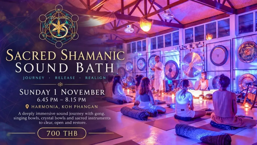 Sacred Shamanic Sound Bath w/ Dimitri and Roni — афиша