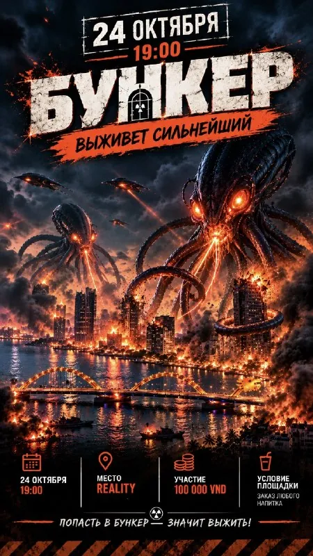 Бункер — афиша