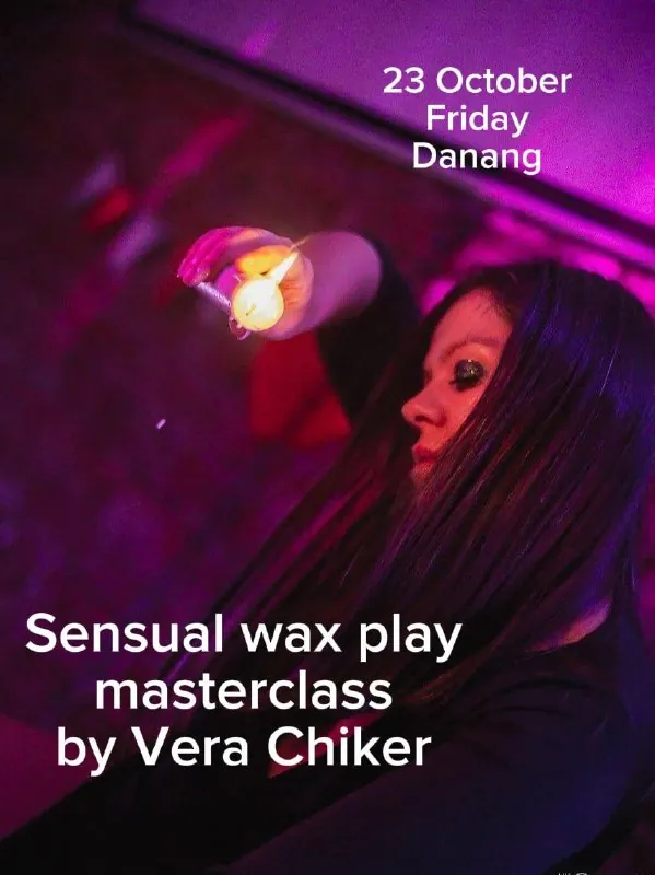 Мастер-класс по чувственному Wax Play — афиша
