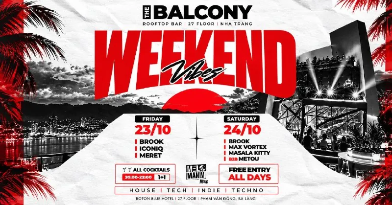 THE BALCONY WEEKEND — афиша