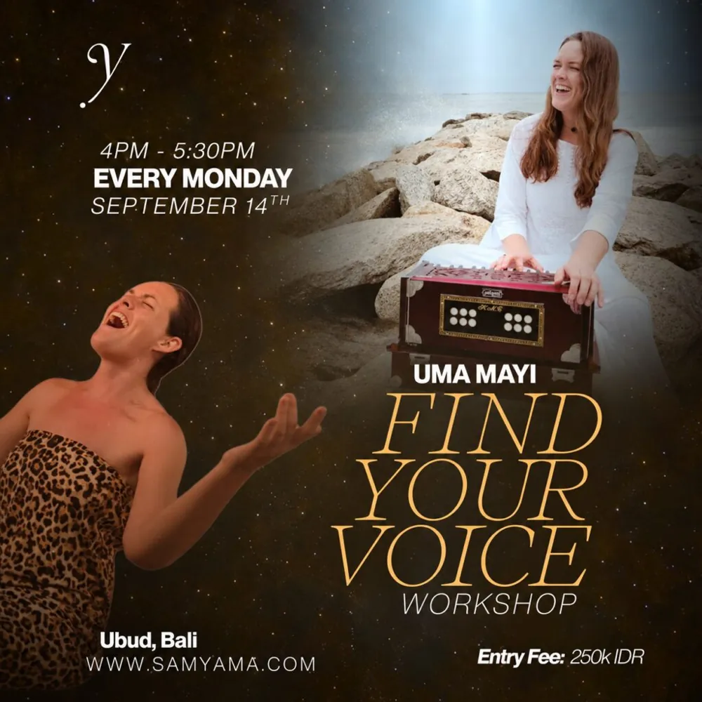 Find Your Voice w/ Uma Mayi — афиша