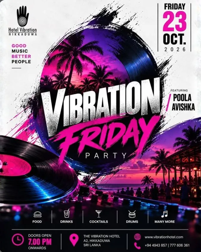 Vibration Friday Party — афиша