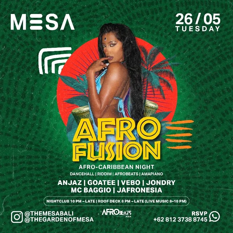 Afro Fusion: Afro-Caribbean DJ Night — афиша