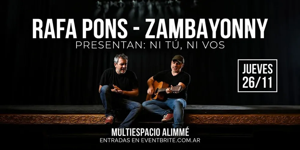 NI TÚ, NI VOS — EN VIVO — афиша
