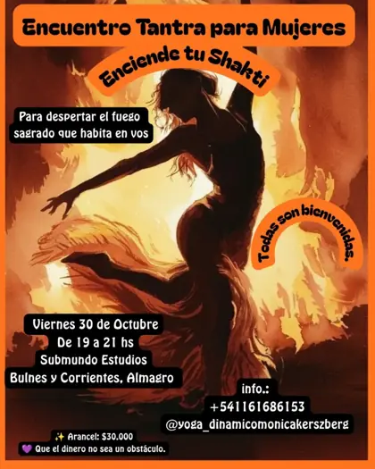 ENCUENTRO TANTRA PARA MUJERES: Enciende tu Shakti — афиша