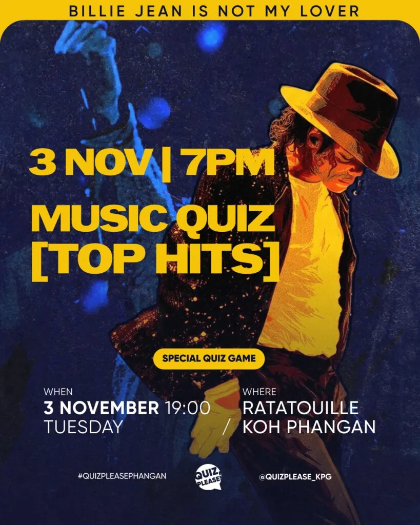 Music Quiz Night - Top Hits — афиша