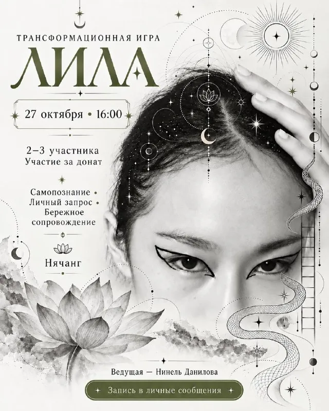 Трансформационная игра «Лила» — афиша
