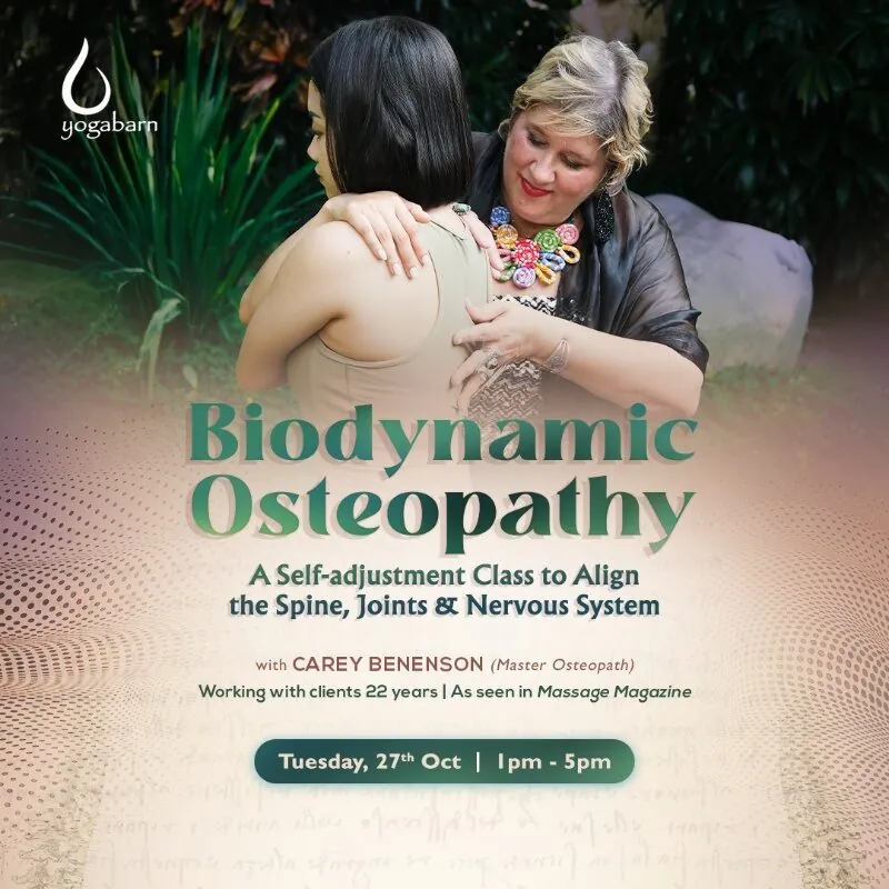 Biodynamic Osteopathy: Self-Adjustment Class w/ Carey Benenson — афиша