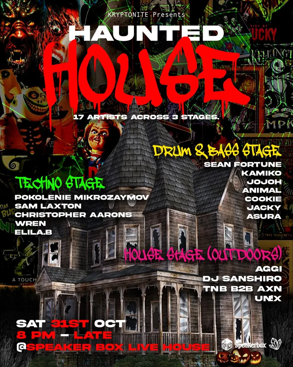 HAUNTED HOUSE — афиша