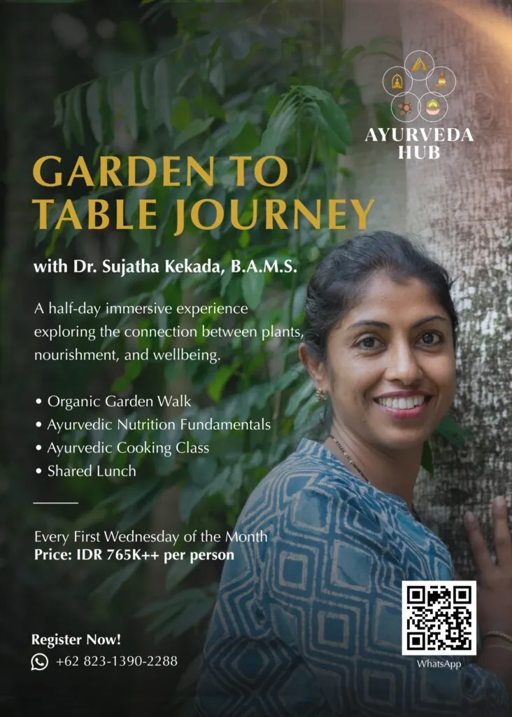 Garden To Table Journey w/ Ayurveda Academy — афиша