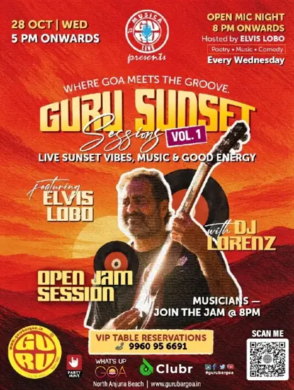 GURU SUNSET SESSIONS (Vol. 1) — Открытый микрофон — афиша