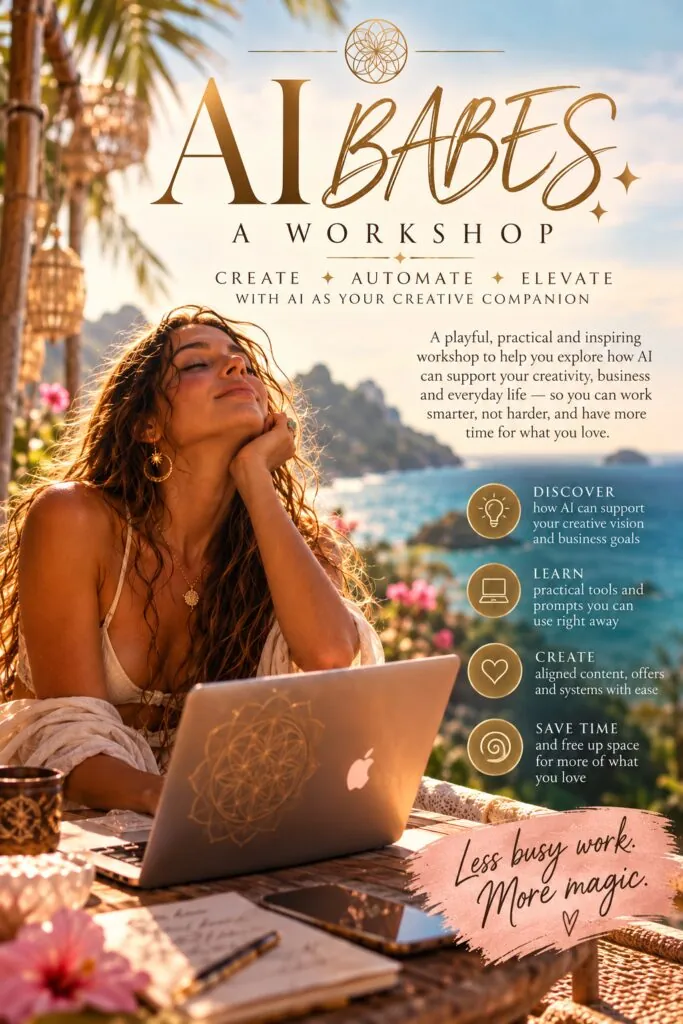 AI Babes Workshop w/ Tali — афиша