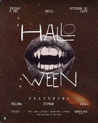 Late Night Halloween DJ Party — афиша