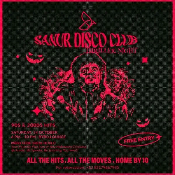 Thriller Night: A 90s & 2000s Halloween Disco at Byrd House — афиша