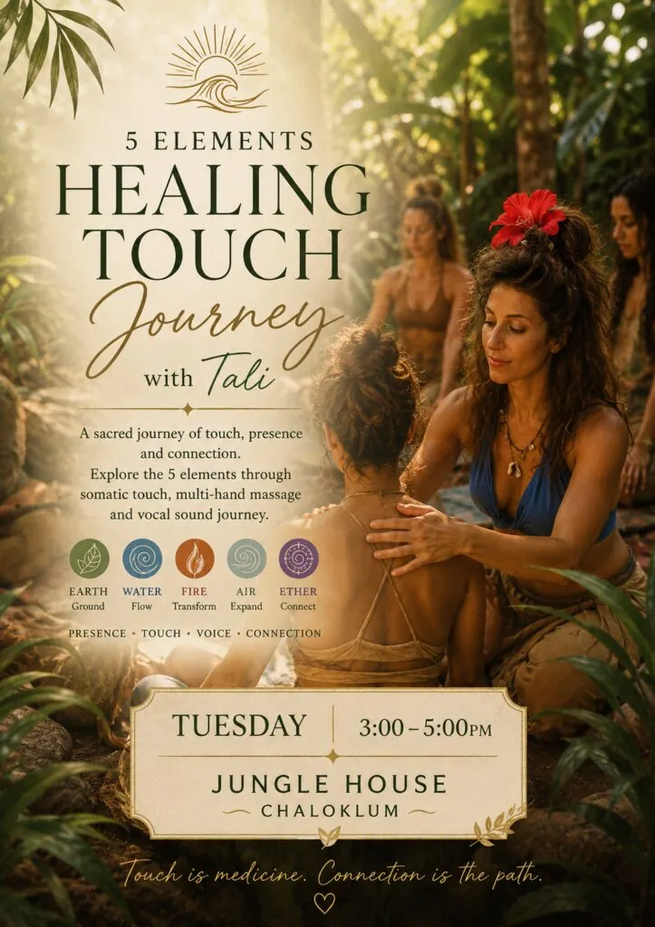 5 Elements Healing Touch: A Somatic Relating Experience w/ Tali — афиша