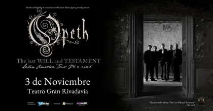 OPETH — афиша