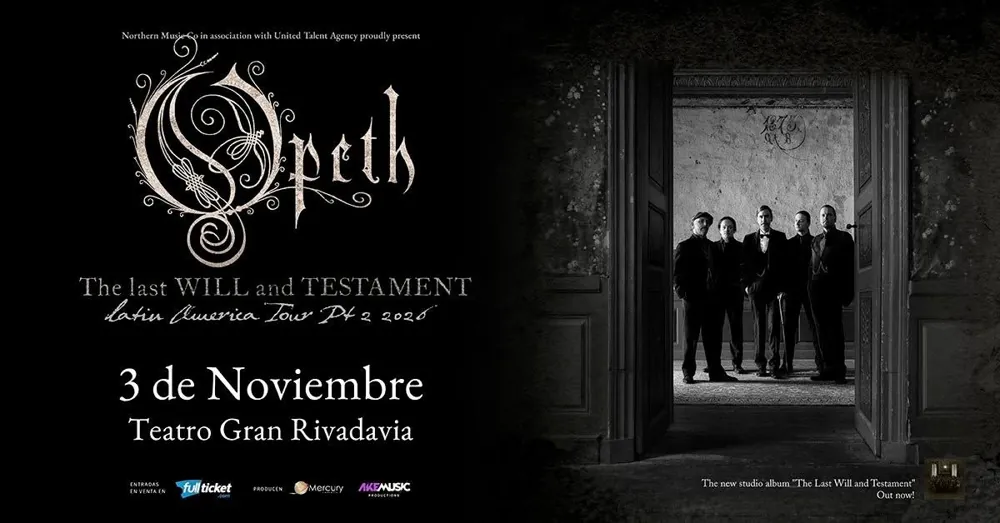 OPETH — афиша