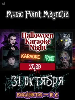 Хэллоуин в Music Point Magnolia — афиша