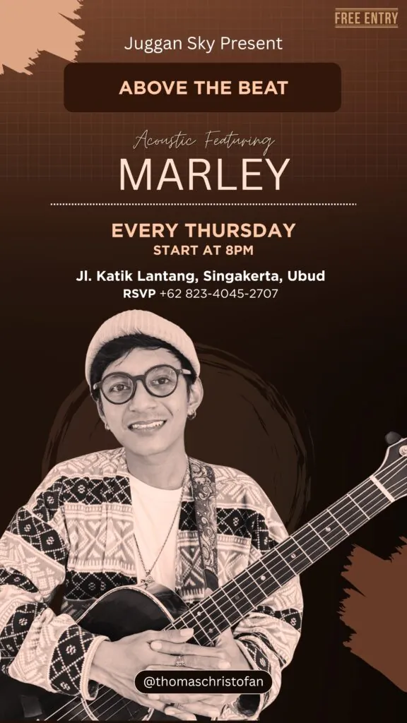 Above The Beat: Live Music & Open Jam w/ Thomas Marley — афиша