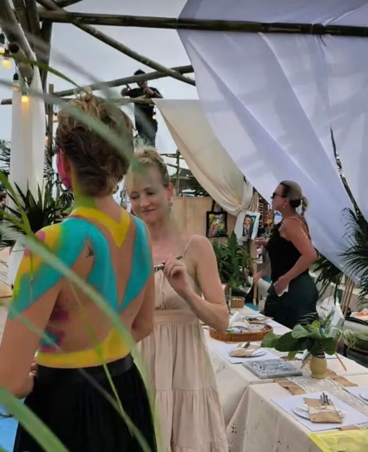 Body Live Painting at Phangan Biker Festival w/ Katerina Strahhova & Lory.Liberty — афиша