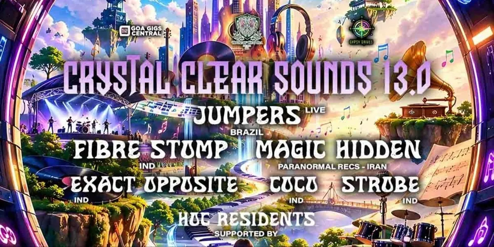 CRYSTAL CLEAR SOUNDS 13.0 FULLMOON JUMPER BRAZIL — афиша