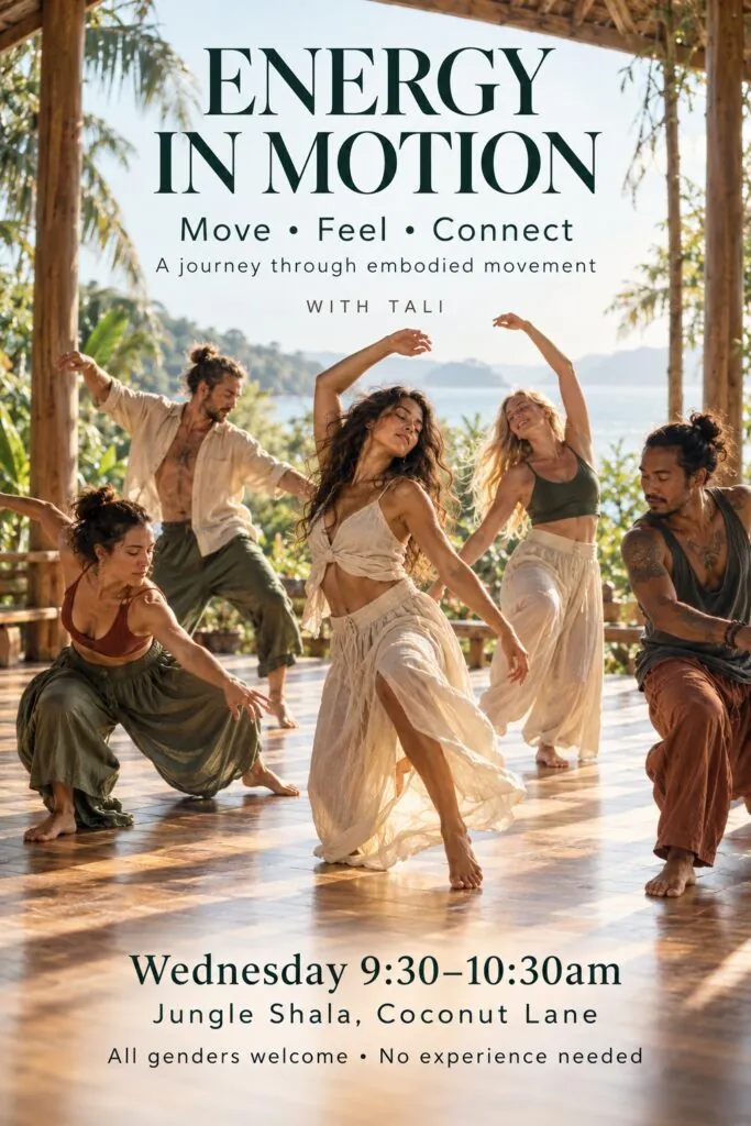 Energy in Motion: The Art of Embodied Movement — афиша
