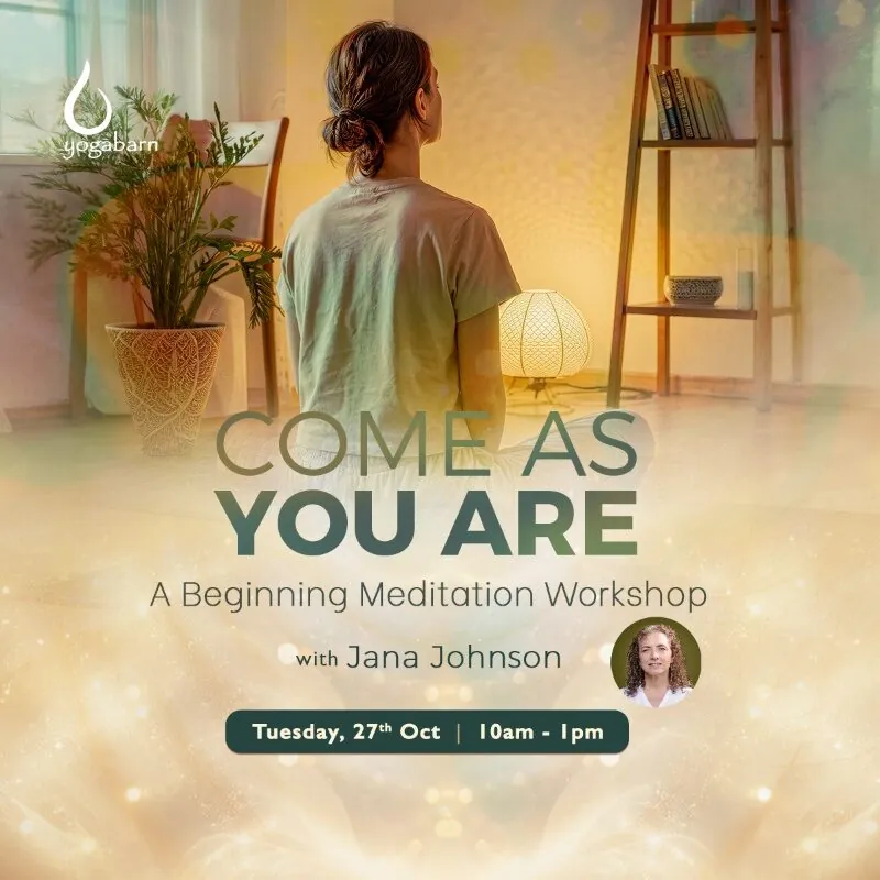 Come As You Are: Beginner Meditation Workshop w/ Jana — афиша