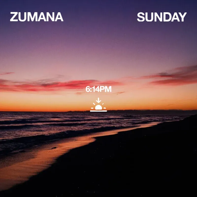 ZUMANA SUNDAY — афиша