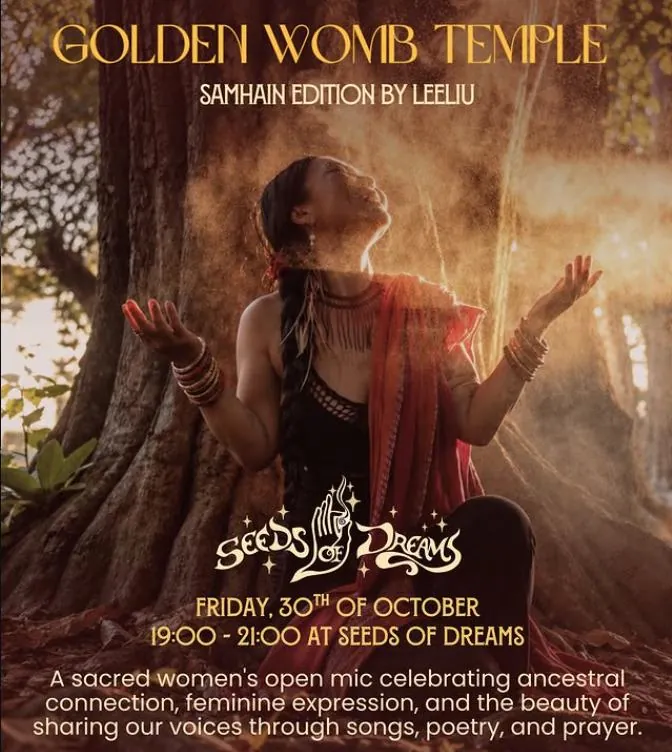 Ancestral Goddess Mother Womb Temple — Samhain Edition with Leeliu — афиша