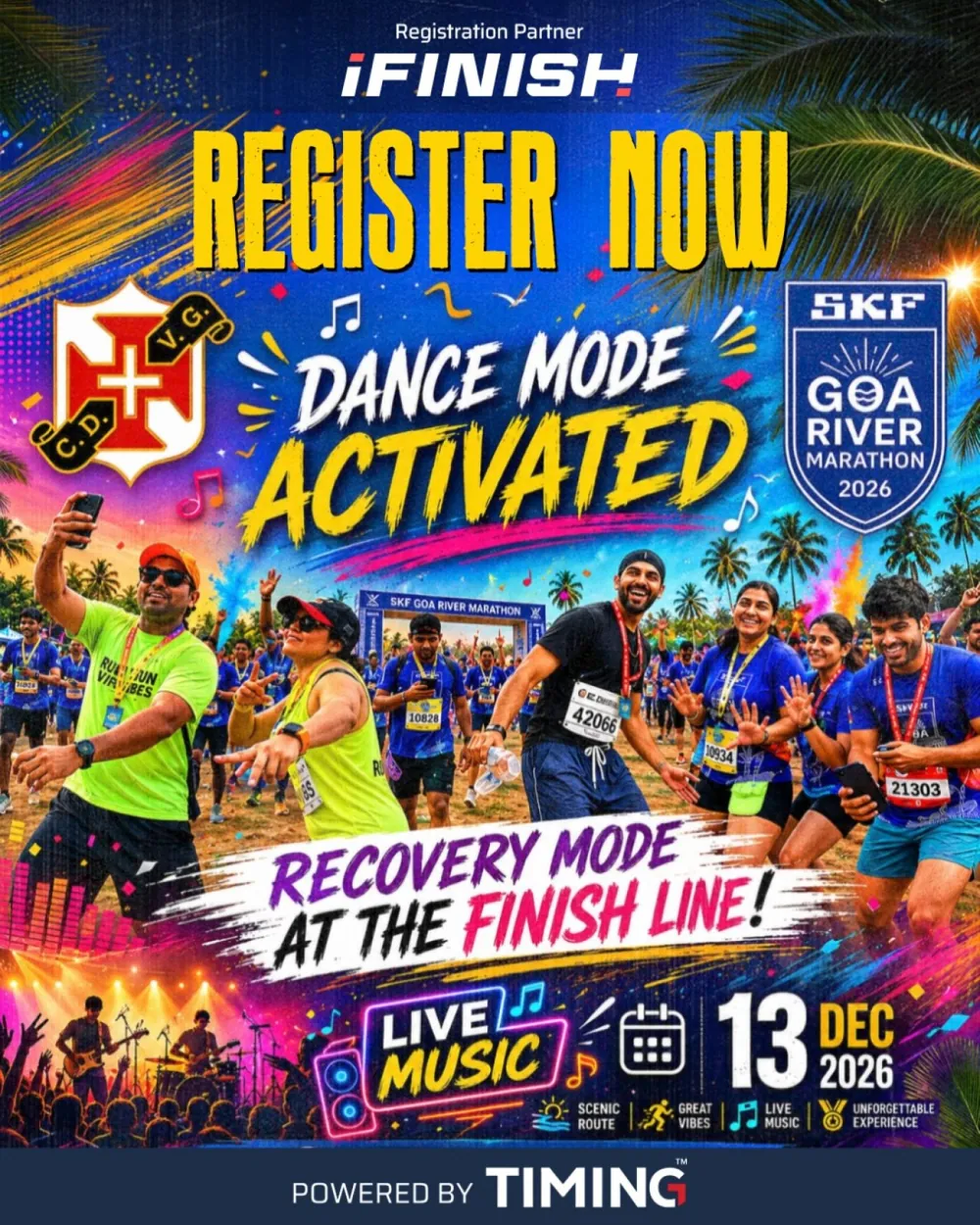SKF GOA RIVER MARATHON 2026 — афиша