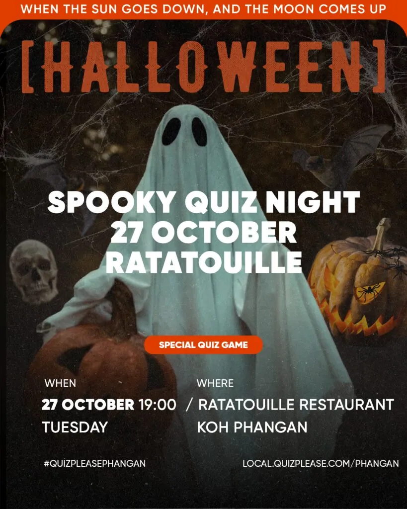 Halloween Quiz Night at Ratatouille w/ Mike — афиша