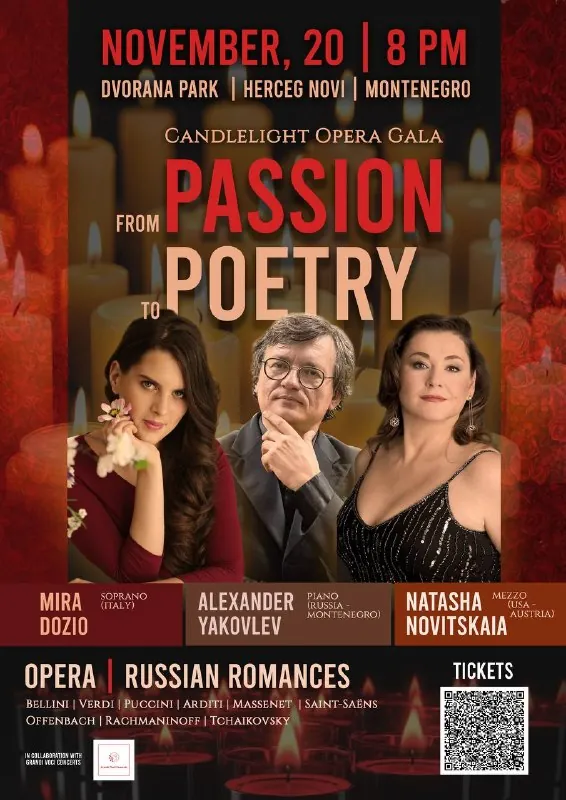 Candlelight Opera Gala «From Passion to Poetry» — афиша