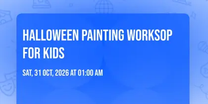 Halloween Painting Worksop for Kids — афиша