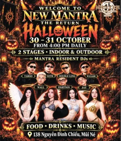 NEW MANTRA Halloween: The Return — афиша