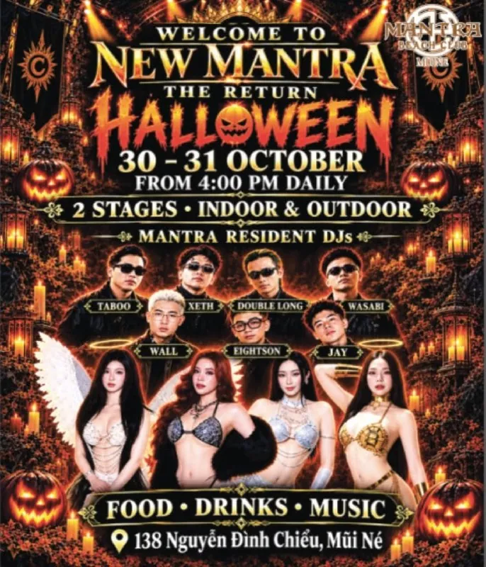 NEW MANTRA Halloween: The Return — афиша