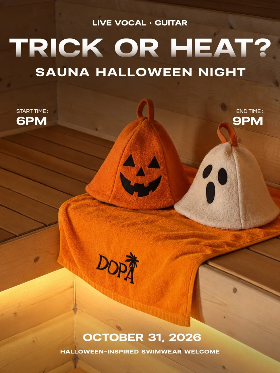 Trick Or Heat? Sauna Halloween Night — афиша