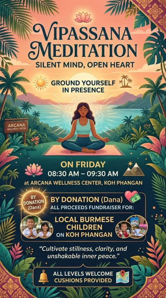 Vipassana Meditation w/ Jivan sahasa — афиша