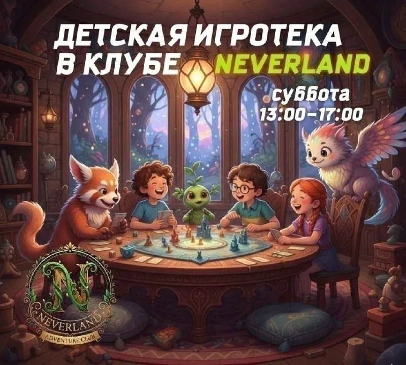 Детская игротека настольных игр — афиша