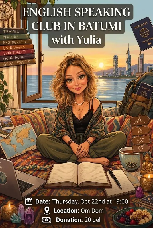Теплый English Speaking Club — афиша