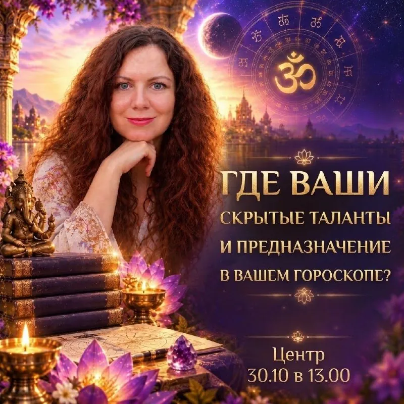 Живая встреча с ведическим астрологом о Раху и Кету — афиша
